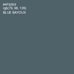 #4F6269 - Blue Bayoux Color Image